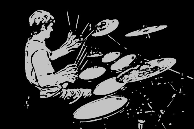 Adam Alton drumming